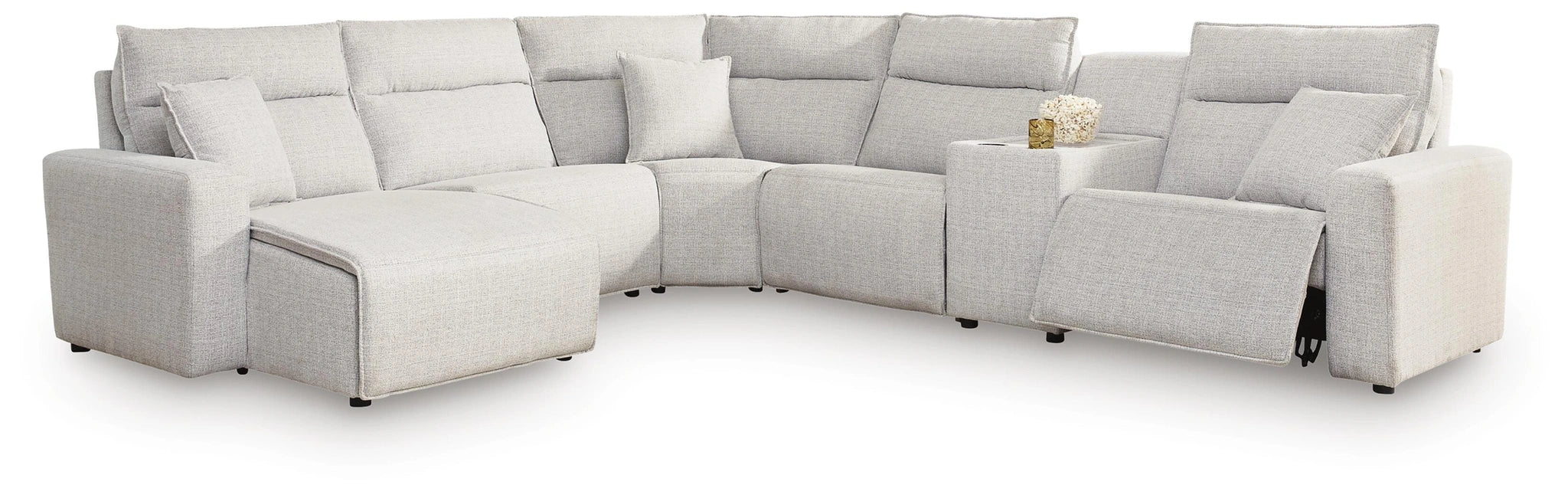 Modmax II Power Reclining Sectional with Chaise and Console