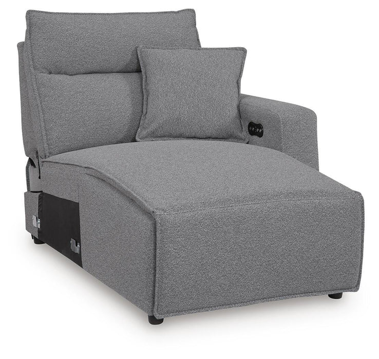Modmax II Reclining Sectional with Double Chaise and Consoles