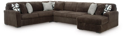 Midnight-Madness Sectional with Chaise