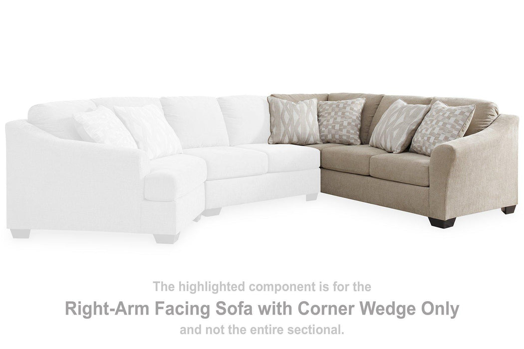 Brogan Bay 3-Piece Sectional with Cuddler