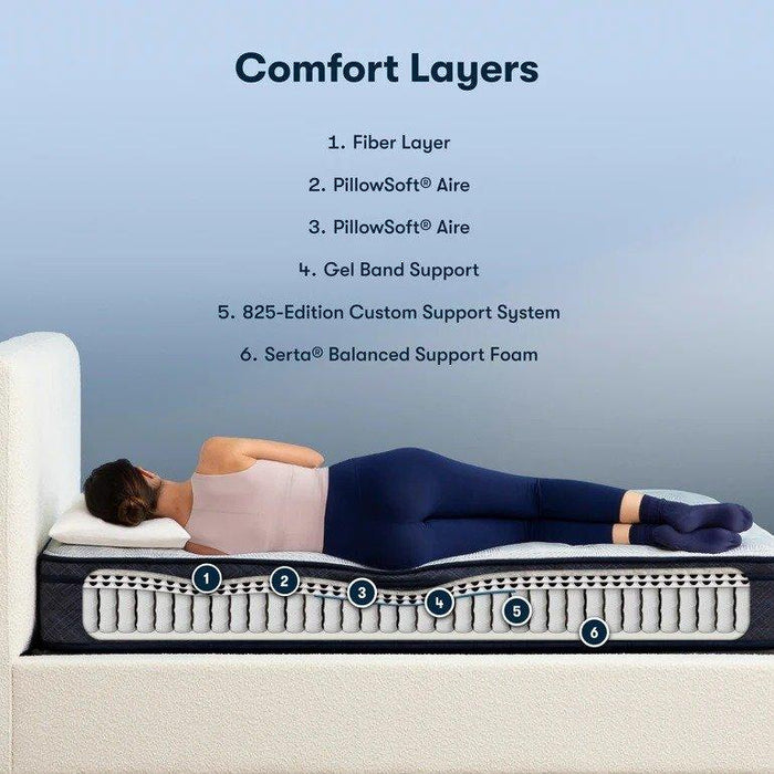 Serta Perfect Sleeper Innerspring Mattress Adoring Night Plush Euro Top - Queen image