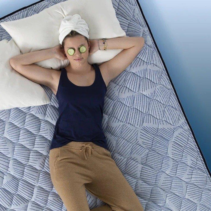Serta Perfect Sleeper Innerspring Mattress Blue Lagoon Nights Firm Tight Top