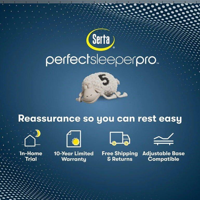 Serta Perfect Sleeper Pro Mattress Edinburgh Plush Pillow Top
