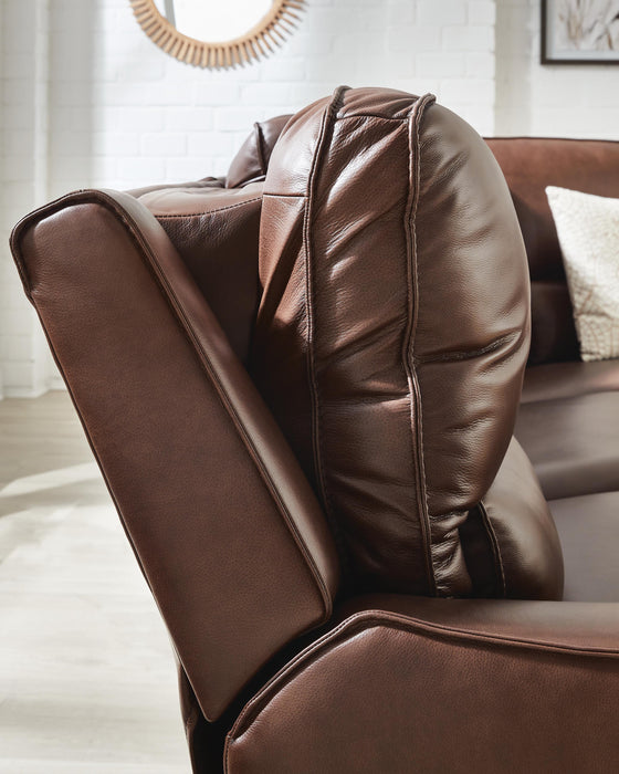 DeepWakes Power Reclining Sectional with Chaise