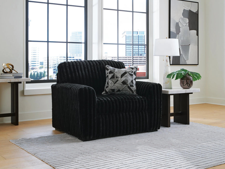 Midnight-Madness Oversized Chair